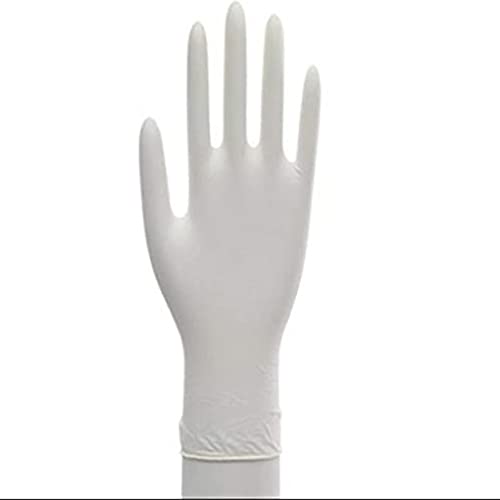 Guantes nitrilo sin polvo Covetrus XL blanco 100ud: barrera protectora sin alérgenos de látex