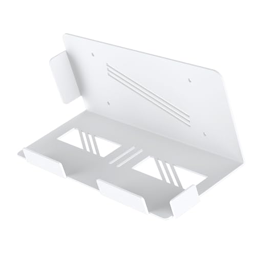 Soporte de pared para consola en color blanco para organizar el entretenimiento en casa 5