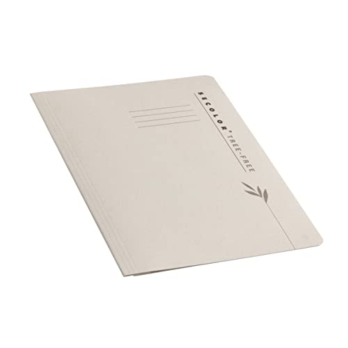 Jalema 3813211- Tree Free Schnellhefter A4 mit Heftstreifen (Packung mit 10 Stück), Beige natur