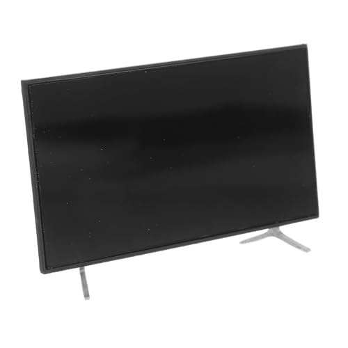 MAGICLULU Mini Televisor para Casa De Muñecas Accesorio De Televisión Realista Juguete De Escala Decoración De Sala De Estar Accesorio De Decoración para Casa De Muñecas