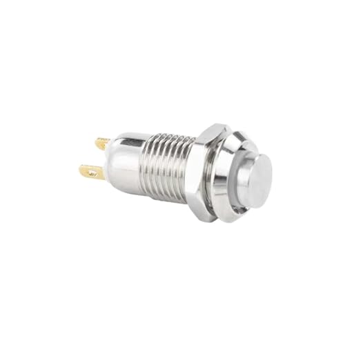 Bouton-poussoir en métal 10mm robuste avec mécanisme de précision 3V 1NO - 3