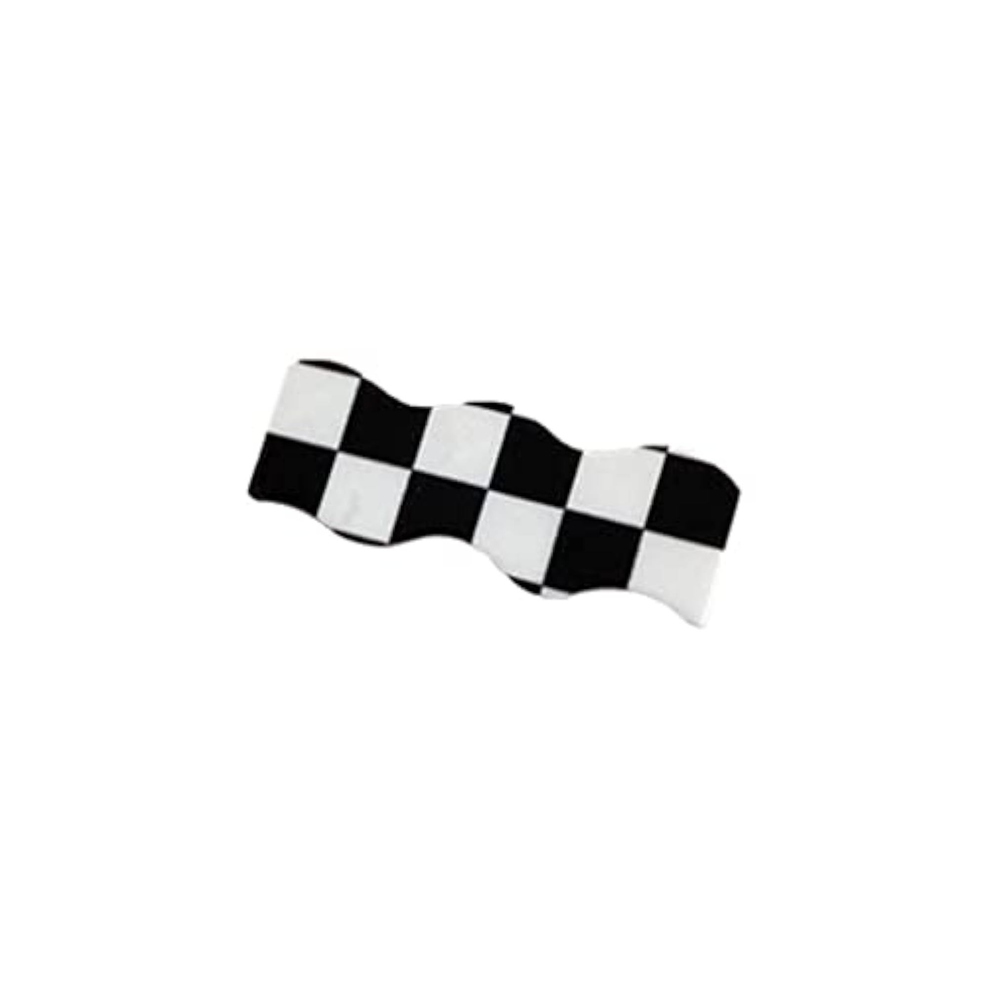 3xCheckerboard Hair Clip Set, Black & White Styling Pins