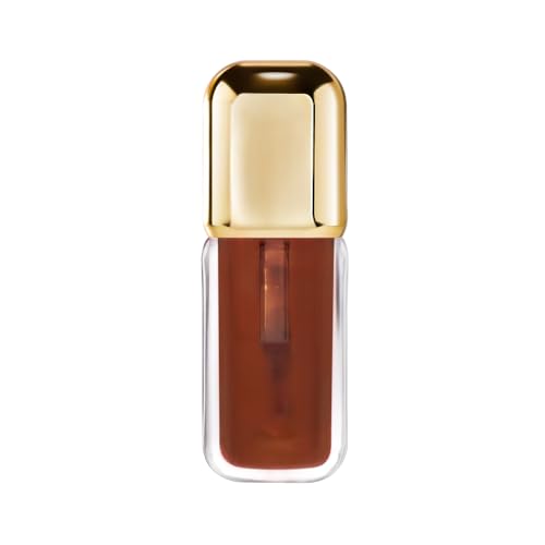 Image of LAKME 9to5 HyaGloss Powerplump Lip Oil, Monday Mocha, 4.2ml, for Plump Glossy Lips, with Hyaluronic Acid, Vitamin E & Peppermint Oil, Lightweight Non-Sticky Formula