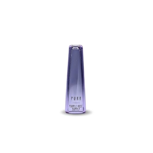 Purple Rose Supply Heavy Hitter Mold Glass Mouthpiece – 2' Reusable Borosilicate Insert – Medium...
