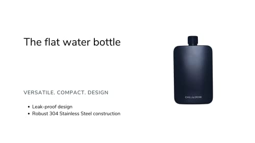 CHILL & DRINK – Gourde design en acier inoxydable CHILL & DRINK – Gourde design en acier inoxydable