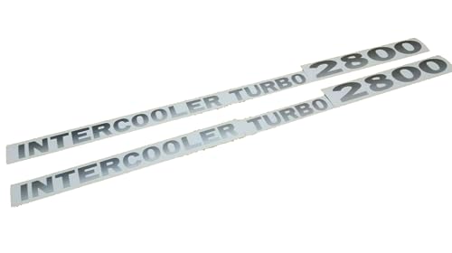 Stickers Pajero Intercooler Turbo 2800 - Fits Mitsubishi - Reproduction Decal (Gold)