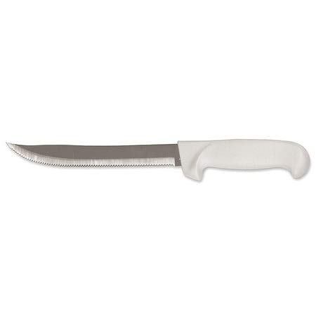 Utility Knife, Straight, 9 in. L, White (2 Pieces)