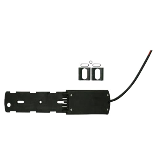 Base de batería para bicicleta eléctrica y caja de soporte resistente negra