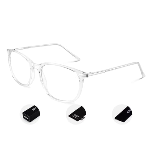 CGID Nerdbrille Brille Ohne Stärke,Vintage Fake Fensterglas Damen Herren 100% UV400 Schutz