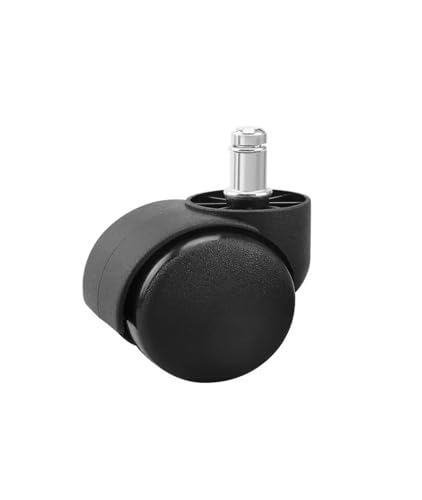 Roulettes pivotantes de 2 pouces silencieuses avec circlips 11mm pour fauteuil de bureau - 8