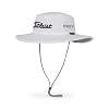 Titleist Men's Tour Aussie Golf Hat, White/Black