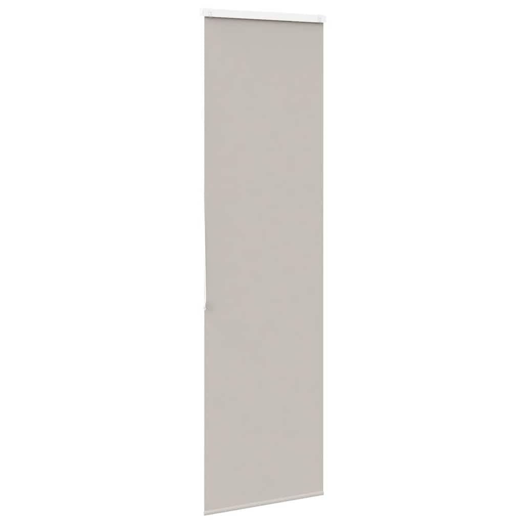 Tenda a rullo per doccia con cassetta, 60 x 240 cm, grigio chiaro, guida in alluminio PEVA, impermeabile, salvaspazio, per bagno, cucina e camera da letto
