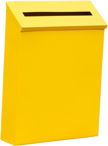 Boîte aux lettres murale grande capacité extérieure en métal décorative
