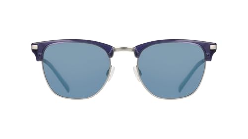 NAUTICA Unisex Adult Sunglasses N105SP - Navy Crystal with Blue Revo Lens