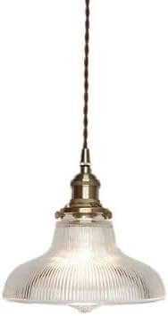 Suspension en laiton haut de gamme et verre sculpté, lustre de prestige E27