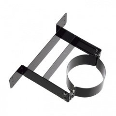 Amazon | 黒耐熱ステンレス 壁面取付金具 φ200mm用 No.X0257 ホンマ