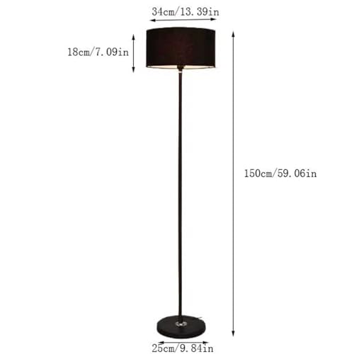 Lámpara de pie de diseño elegante con pantalla para espacios selectos 2