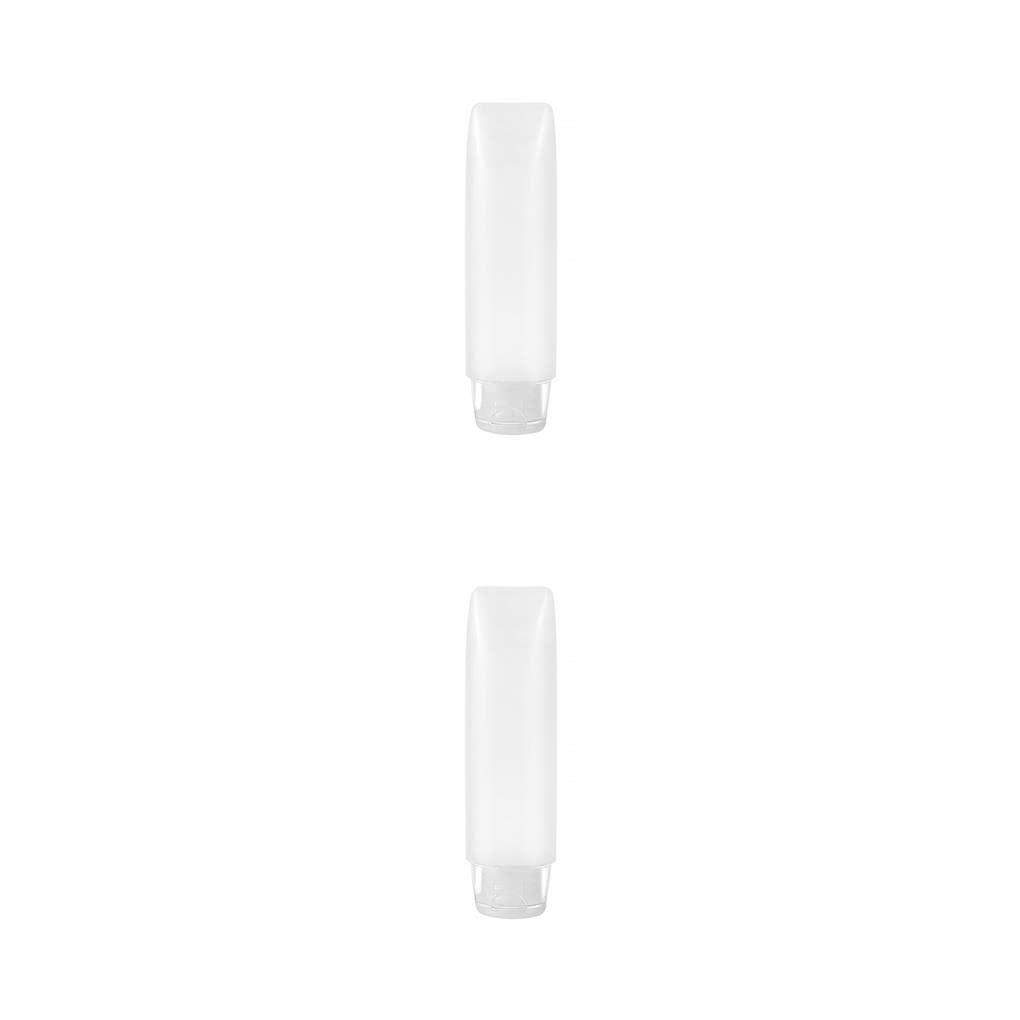 2 PCS Travel Bottle Small Shower Gel Dispensing Container Squeezable Dispenser Tube Household Personal Care 30ML Clear, 30ML Clear 2PCS