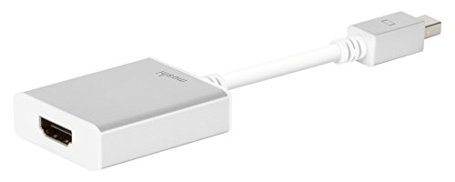 Moshi 99MO023241 Mini DisplayPort to HDMI Adapter Pro 4K/60Fps for MacBook Pro 13, 15, Before 2015, Silver