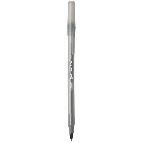 Image of BIC Round Stic Xtra Life Ballpoint Pen, Medium Point (1.0mm), Black, Flexible Round Barrel For Writing Comfort, 12-Count (Pack of 36, 432 Count Total)