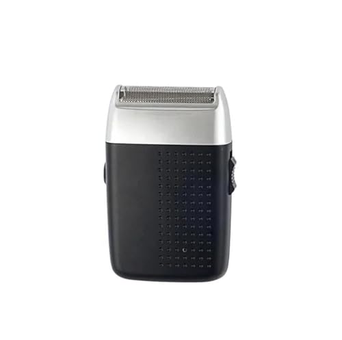 MERISH Professional Electric Ultra Thin Shaver Rechargeable Razor for Face Care Reciprocating Blade with USB Travel Shaver, Men's Electric Razor, BLACK