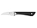 Tefal K26716 Jamie Oliver - Cuchillo para pelar (7 cm, alto rendimiento de corte, diseño inconfundible, cuchillas resistentes y duraderas, acero inoxidable), color negro