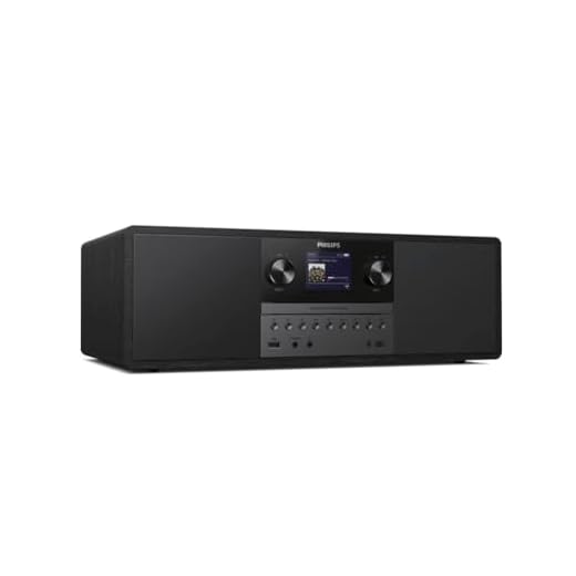 Philips M6805/10 Minicadena de Música con CD y USB y Bluetooth (DAB+/FM Radio por Internet, Spotify Connect, MP3-CD, 50 W, Microcadena Todo En Uno, Control Digital del Sonido)