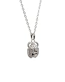 Luck Trader Antiker ägyptischer Skarabäus Käfer-Anhänger Halskette in Gold, Silber und Regenbogen-Metall, Versilbert