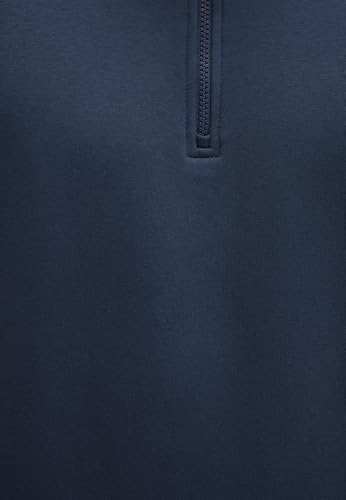 Sudadera media cremallera para hombre jersey casual estilo pullover Mavi azul 7
