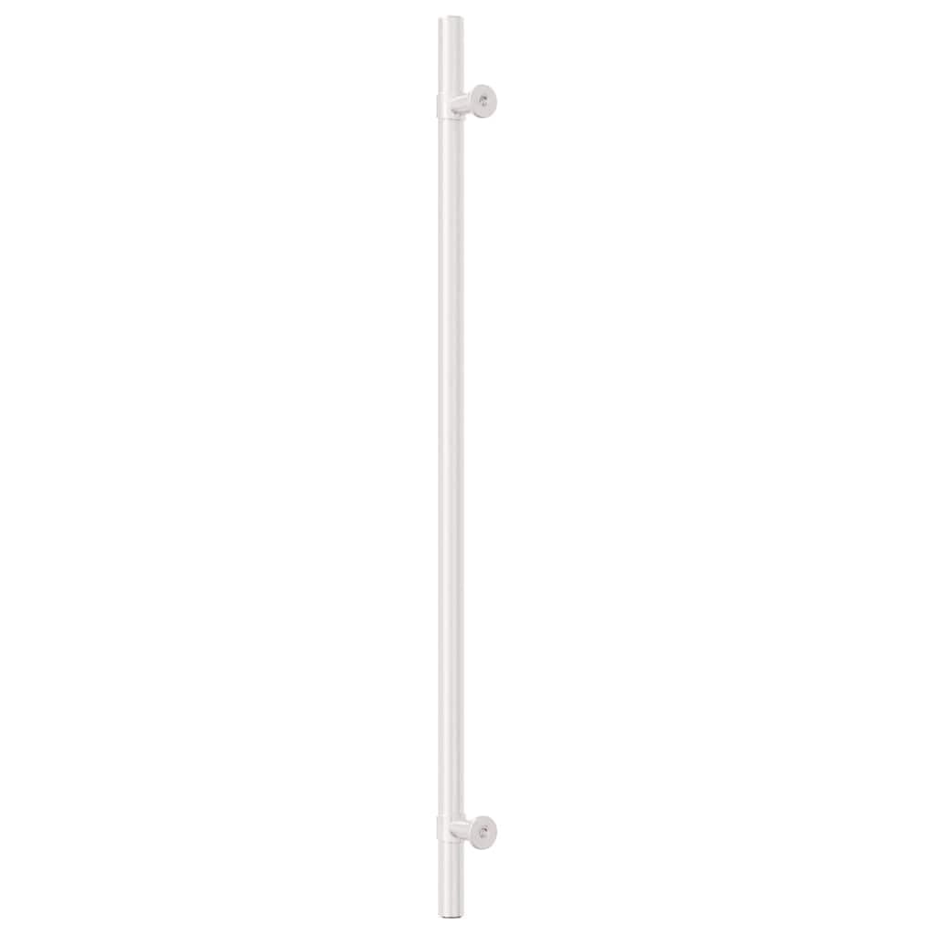 Möbelgriffe 10 Stück silbern Edelstahl 320 mm Abstand Schrankgriff Schubladengriff Türgriff für Küche Bad Büro Kommode Garderobe mit zuschneidbaren Schrauben Vintage Design