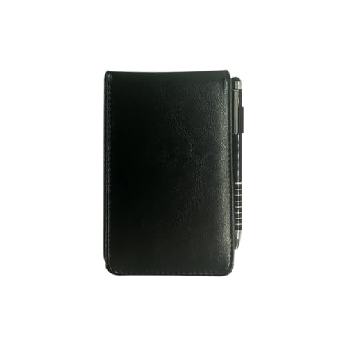 Bloc-notes en similicuir compact pour éviter d'oublier vos notes de bureau