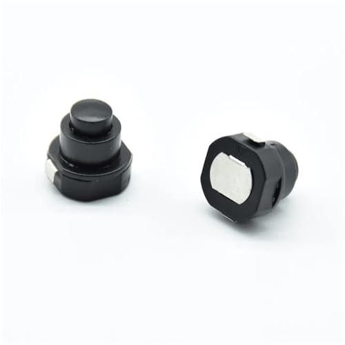 Interrupteur à bouton-poussoir rond à contact précis pour réparer une lampe torche 30V