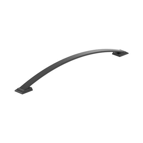 Image of Amerock Candler 12-5 /8 inch (320mm) Center-to-Center Black Bronze Cabinet Pull, BP29353BBR