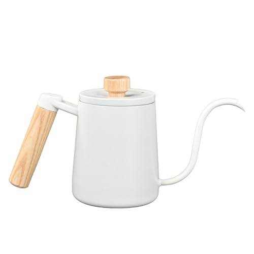 Tetera de cuello de cisne de 350 ml para evitar salpicaduras al verter café 2