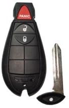 2008 - 2012 Dodge Ram Magnum FOBIK Keyless Entry Transmitter with Key 3 Button