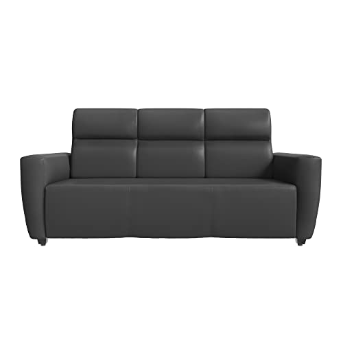 Image of Wakefit Sofa Set | 3 Year Warranty | Sofa 3 Seater, 3 Seater Sofa for Living Room, Wooden Sofa Set, Couch Sofa for Living Room, Sofa for Living Room - Belize(Romance : Marble Grey)