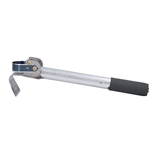 EVTSCAN Raschietto per Ferro, Raschietto per Corteccia, Attrezzi Giardinaggio per Riparazione diserbo, Materiale in Ferro Nero e Argento