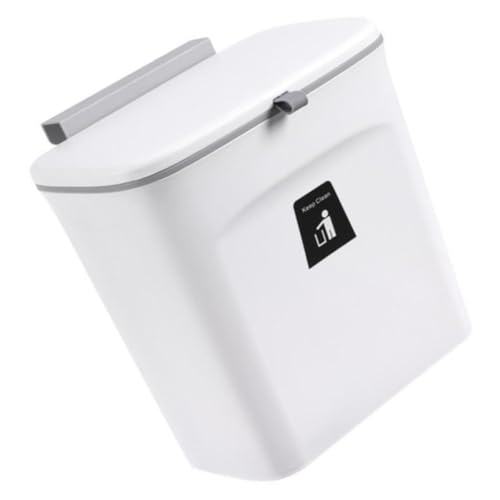 Poubelle murale pour placard cuisine Healvian anti-odeur compacte et sans perçage