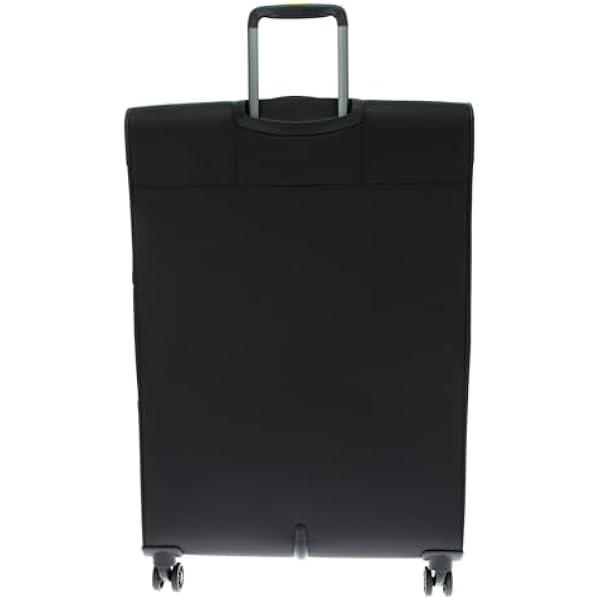 Тележка Mandarina Duck Zephyr XL EXP, черная, 52 см (Д) x 31,5 см (Ш) x 83 см (В), чемодан XL espandibile in tessuto morbido ad effetto 3D