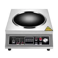 Commercial Induction cooktop sunkun concave Wok 3500 watt