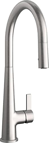 ProFlo PFXC4512ZBN Cowan 1.8 GPM Single Hole Pull Down Kitchen Faucet, Brushed Finish