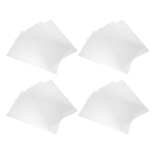 Fenêtres miniatures pour maisons de poupées en PVC transparent lot de 20