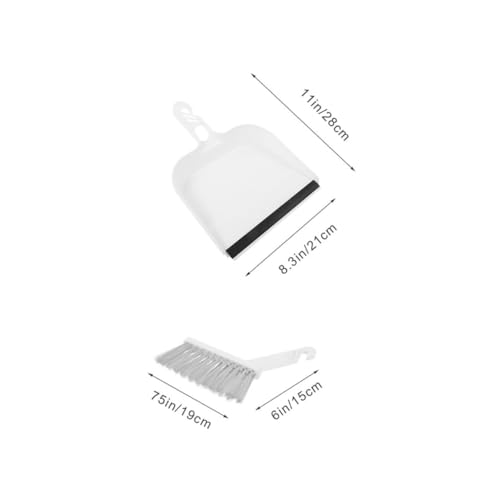 Warmhm 2 Sets Desktop Reinigungsset Mini Kehrschaufel Desktop Kehrschaufel Und Besen Und Bürste Kleiner Besen Für Schreibtisch – Bild 3