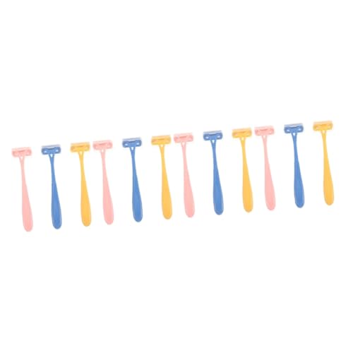 minkissy 4sets Girl Shaver Hair Trimmer for Women Leg Hair Shavers Stainless Steel 3pcs*4