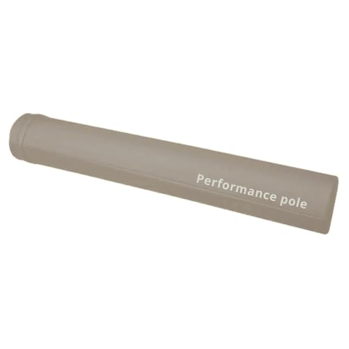 【日本国内メーカー】uFit Performance pole ストレッチ用ポール プロアスリート 水谷隼 愛用 痛くない 98cm ロング 耐荷重 100kg EPE カバー付き PVC 使い方動画 (グレージュ)（Amazon）