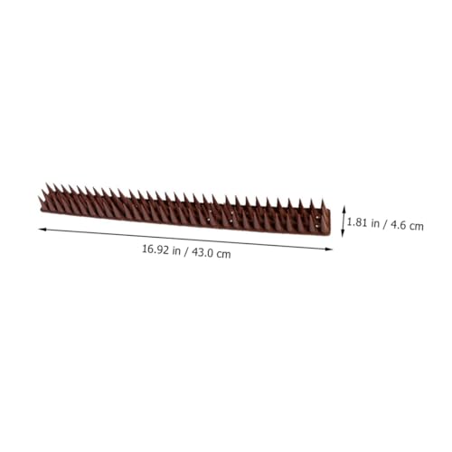 Cubrir para gato para techos barrera visual efectiva con 12 picos antipájaros de plástico 3