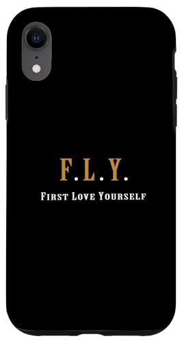 �u���E�� �J���[ First Love Yourself �u���E�� �O���t�B�b�N �X�}�z�P�[�X iPhone XR �p