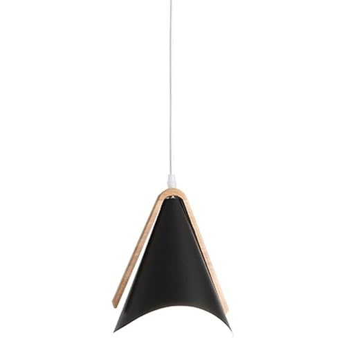 Éclairage lampe suspendue industrielle noire pour salle à manger