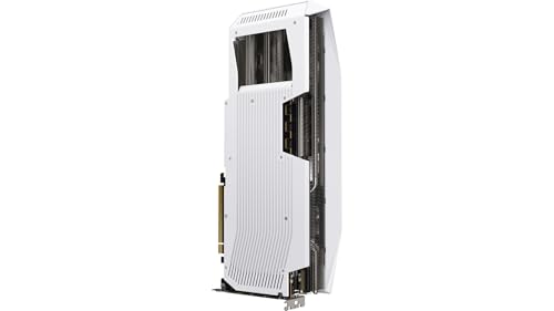 Image of XFX Mercury AMD Radeon RX 9070XT OC Gaming White Edition with RGB 16GB GDDR6, HDMI 3xDP, RDNA 4 RX-97TRGBBW9, Graphics Card, Compatible with Desktop PCs