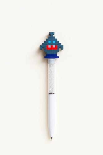 Image of GIFTS- Mincraft 6 Pcs Cute Pixel Character Gel Pens | Smooth Blue Ink Writing Pens | Crystal Body Creative Pens for Kids & Adults | School Office Stationery Set | Gift Pens for Students